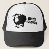 Casquette de mouton noir (Devant)