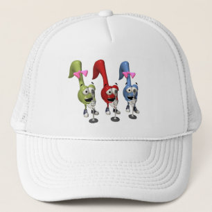 Casquette de musique de chanteurs de trio