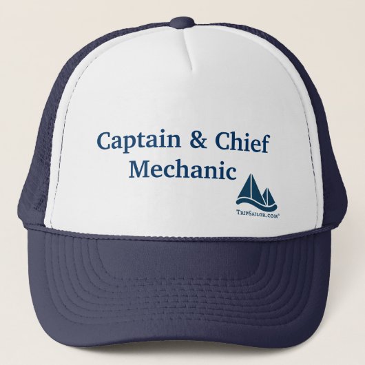 Casquette de navigation de mécanicien de capitaine (Devant)