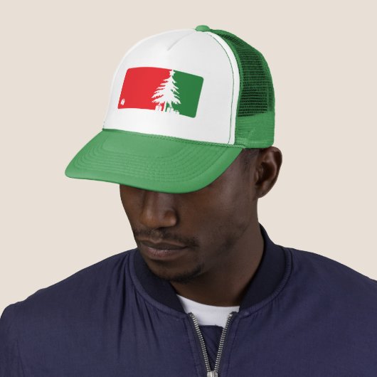 Casquette de Noël présent MVP (En situation)