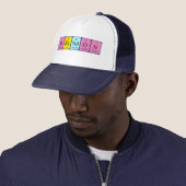 Casquette de nom de table périodique Brandon (En situation)