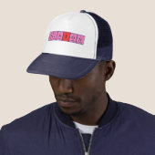 Casquette de nom de table périodique Clinton (En situation)