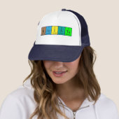 Casquette de nom de table périodique de barman (En situation)