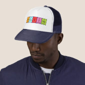Casquette de nom de table périodique Destini (En situation)