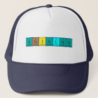Casquette de nom de table périodique Steinunn