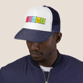 Casquette de nom de table périodique Tiernay (En situation)