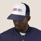 Casquette de nom de table périodique Vishnu (En situation)