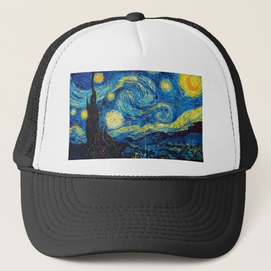 Casquette de nuit étoilée de Van Gogh (Devant)