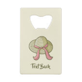 Casquette de paille jaune (Dos)