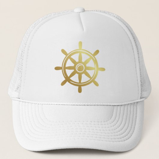 Casquette de performance nautique avec roue de nav (Devant)