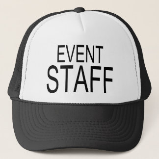 Casquette de personnel d'événement