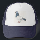 Casquette de pigeon<br><div class="desc">Ce casquette comporte une reproduction de mon dessin au crayon coloré par original d'un pigeon.</div>