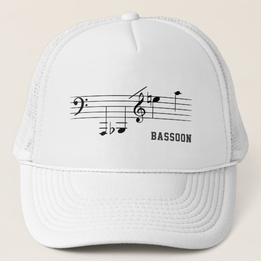 Casquette de plage de lecture Bassoon (Devant)