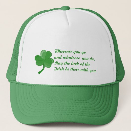 Casquette de poèmes irlandais (Devant)