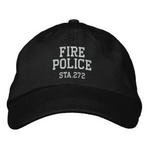 casquette de police des incendies