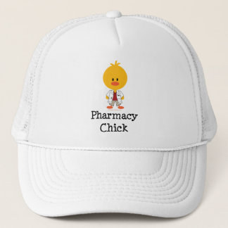 Casquette de poussin de pharmacie