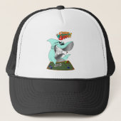 Casquette de requin carte (Devant)