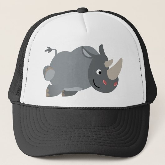 Casquette de Rhino de charge de dessin mignon (Devant)