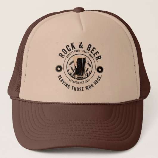 Casquette ™ de roche et de bière (Devant)