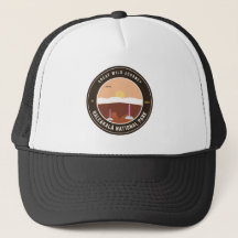 Casquette de routier avec badge vintage du parc na
