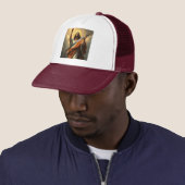 Casquette de routier Christ revient (En situation)