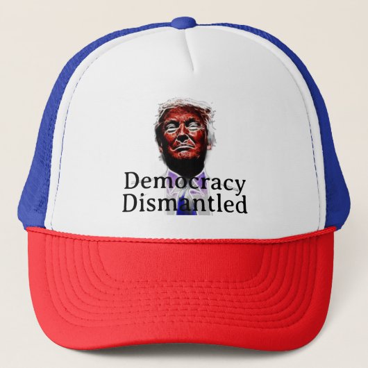 Casquette de routier Démocratie Démantelée (Devant)