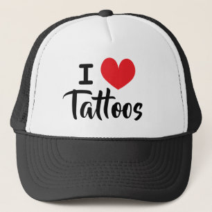 Casquette de routier I heart tatouages pour amateu
