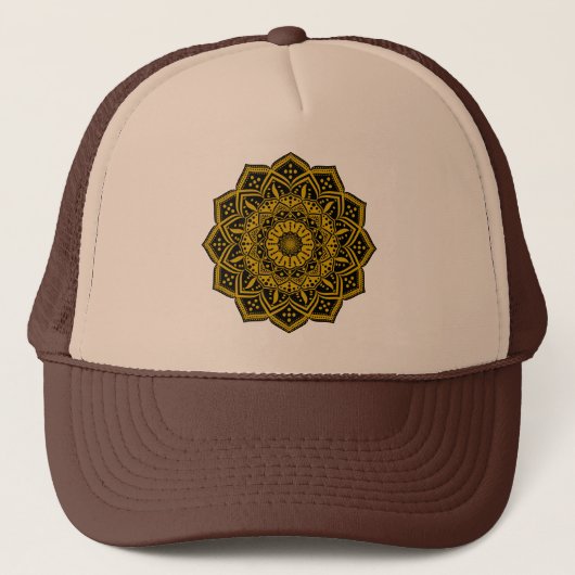 Casquette de routier Mandala (Devant)