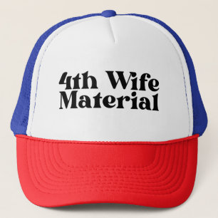 Casquette de routier pour futur 4ème femme, divorc