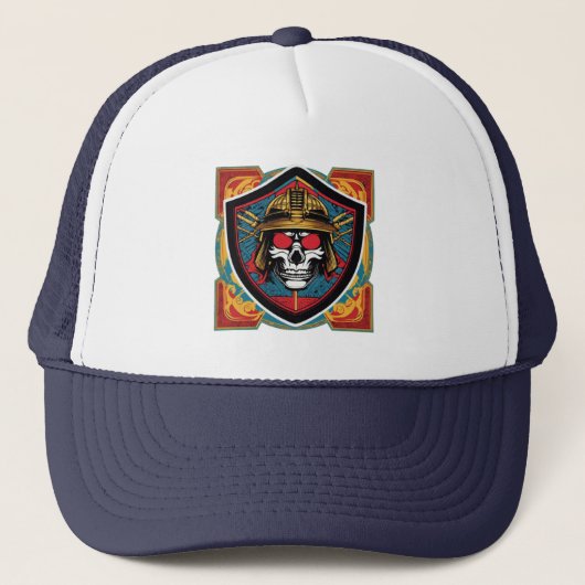 Casquette de routier Samouraï Guerrier (Devant)