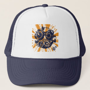 Casquette de routier Steampunk – Style Industriel 