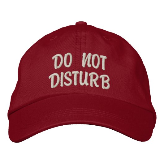 casquette De Salle De Sport 'Ne Pas Disturber' (Devant)