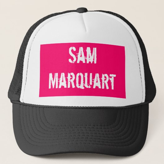 Casquette de Sam Marquart (Devant)