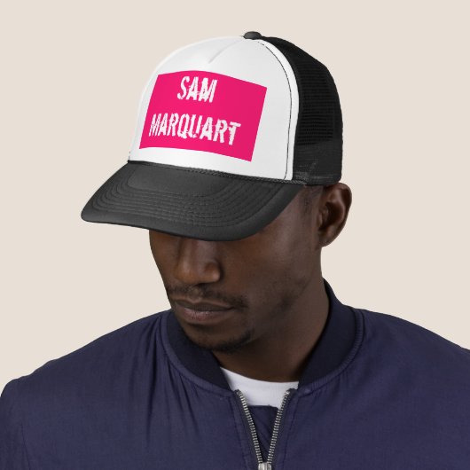 Casquette de Sam Marquart (En situation)