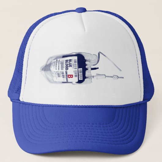 Casquette de sang bleu (Devant)