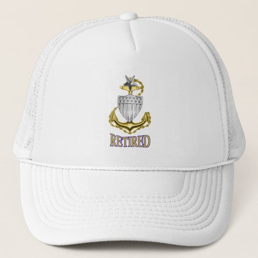 Casquette de SCPO retraité de la Garde côtière amé (Devant)