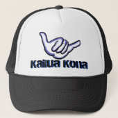 Casquette de shaka noir Kailua Kona (Devant)