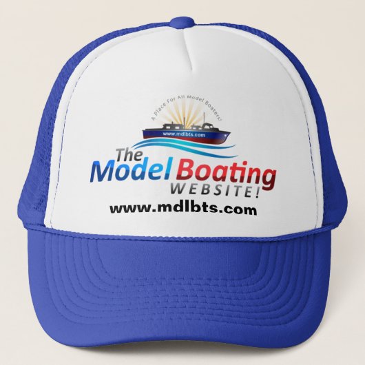 Casquette de site Web de bateaux modèles ! (Devant)