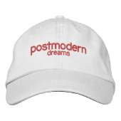 Casquette de swag brodé Postmodern Dreams (Devant)