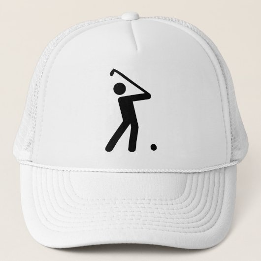 Casquette de symbole de golf (Devant)