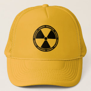 Casquette de symbole de rayonnement