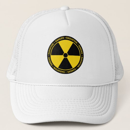 Casquette de symbole de rayonnement (Devant)