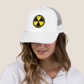Casquette de symbole de rayonnement (En situation)