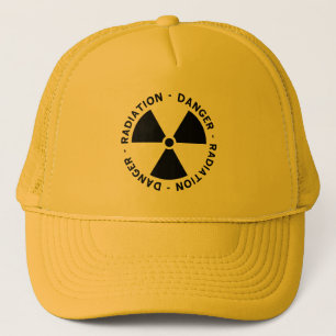 Casquette de symbole de rayonnement