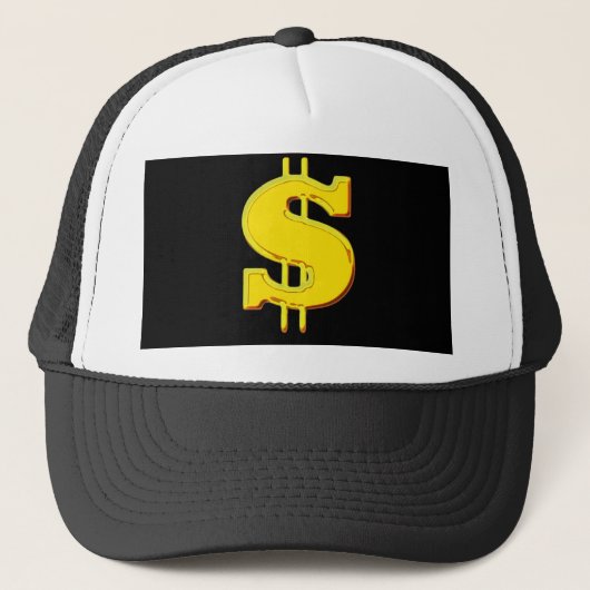 Casquette de symbole dollar (Devant)