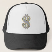 Casquette de symbole dollar (Devant)