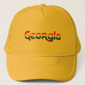 Casquette de texte Georgia Rainbow (Devant)