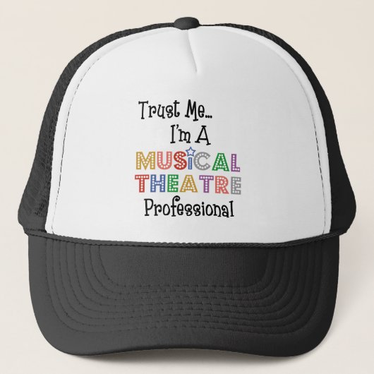 Casquette de théâtre musical de Faites-moi (Devant)