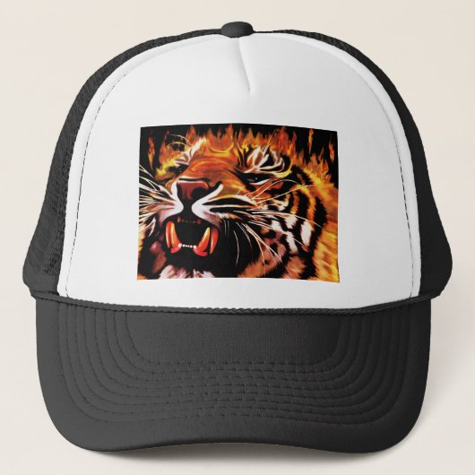 Casquette de tigre d'alimentation incendie (Devant)