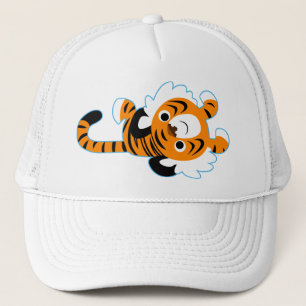 Casquette de tigre de dessin facile